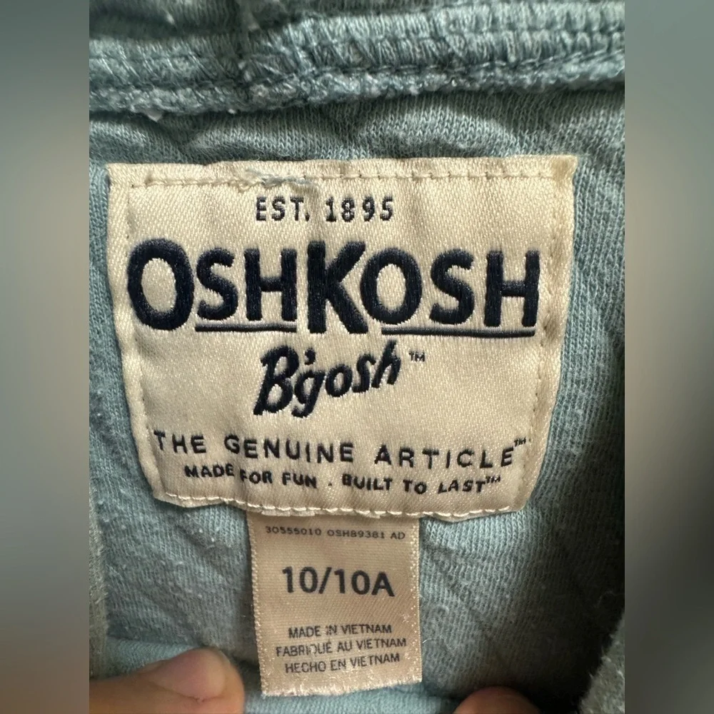 Youth Girls Oshkosh B’Gosh Quilted Hoodie